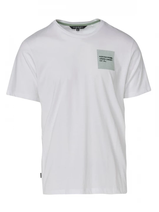 Foto van product KOROSHI Shirt pastelgroen / zwart / wit