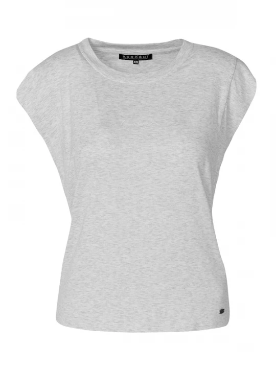 Foto van product KOROSHI Shirt wit gemêleerd
