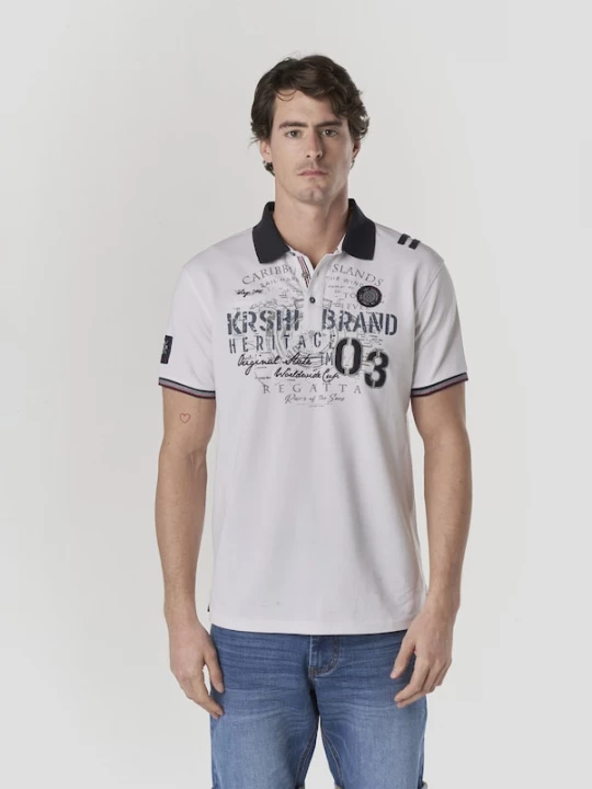 Foto van product KOROSHI Shirt zwart / offwhite