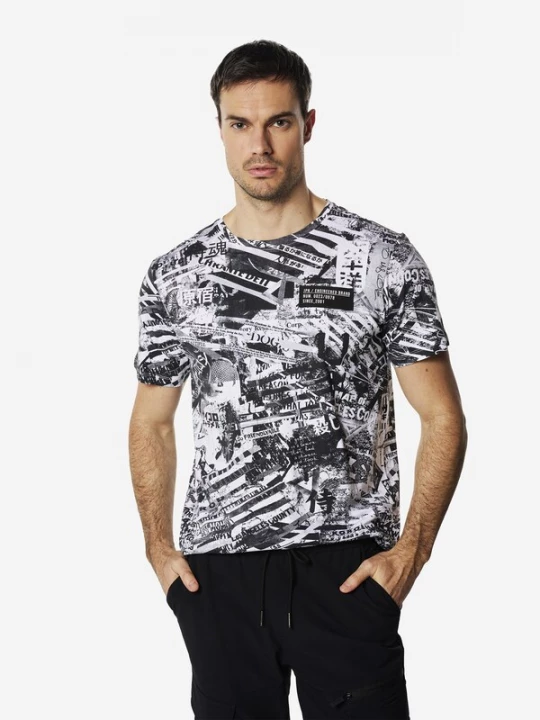 Foto van product KOROSHI Shirt zwart / wit