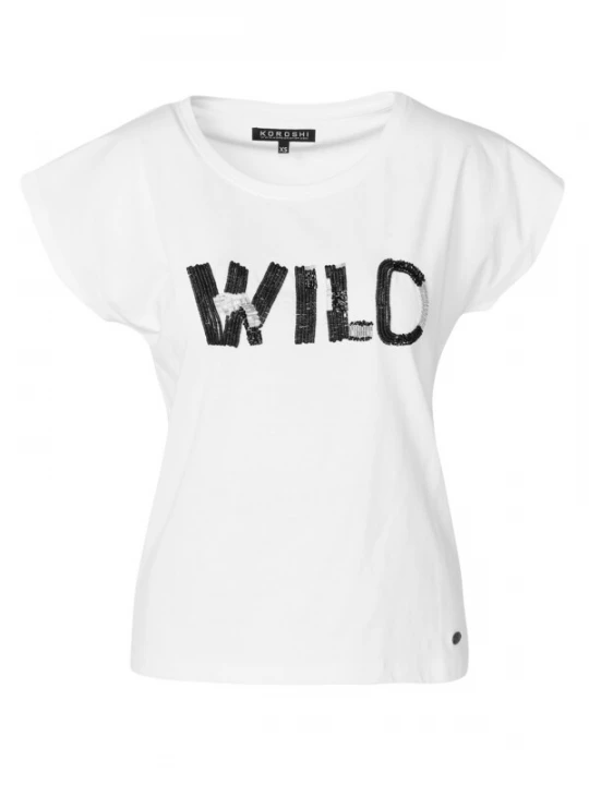 Foto van product KOROSHI Shirt zwart / wit
