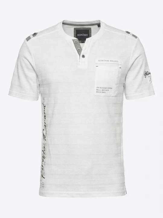 Foto van product KOROSHI Shirt zwart / wit