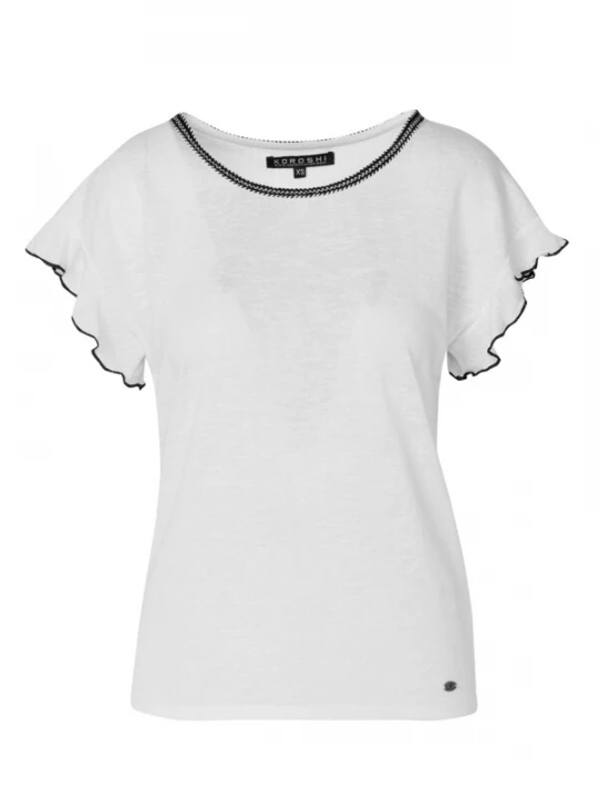 Foto van product KOROSHI Shirt zwart / wit