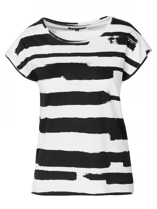 Foto van product KOROSHI Shirt zwart / wit
