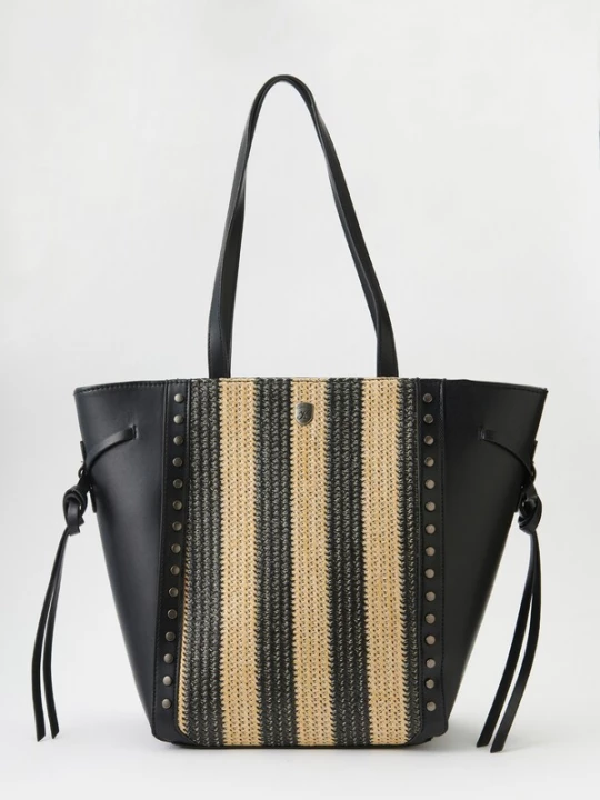 Foto van product KOROSHI Shopper ecru / zwart