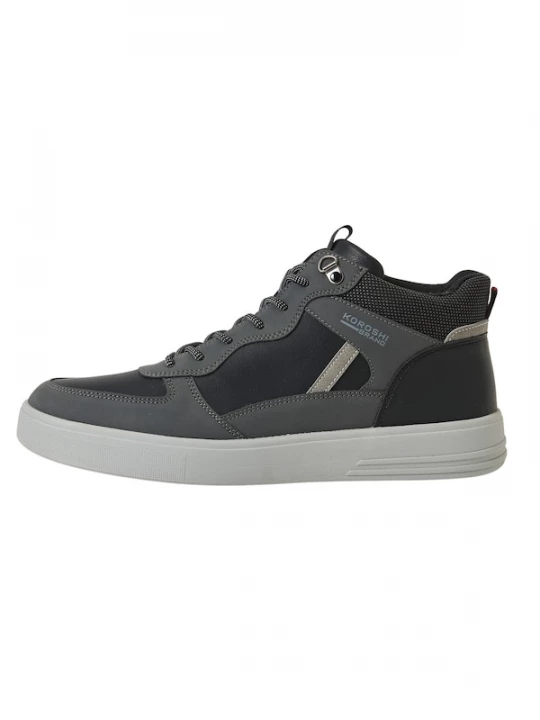 Foto van product KOROSHI Sneakers hoog grijs / zwart