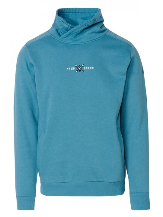 Foto van product KOROSHI Sweatshirt hemelsblauw / zwart / wit