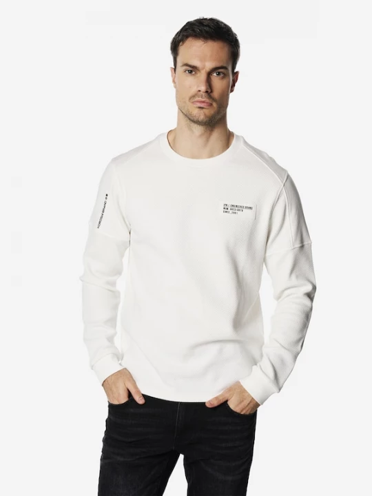 Foto van product KOROSHI Sweatshirt zwart / natuurwit