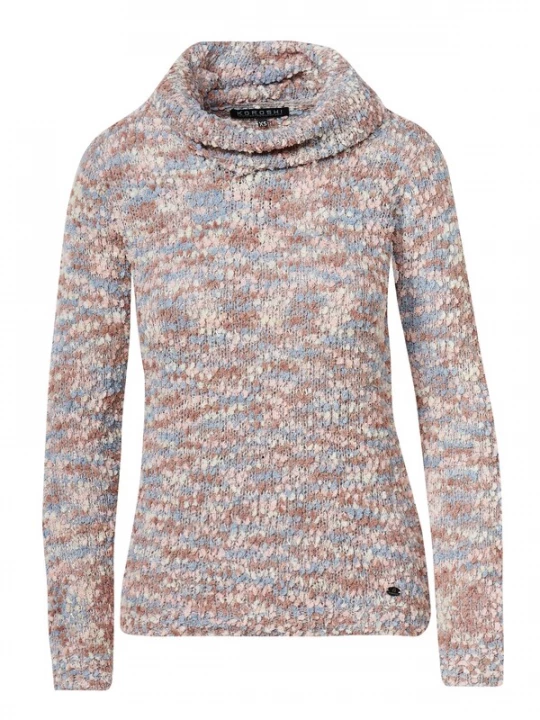 Foto van product KOROSHI Trui beige / chamois / lichtblauw