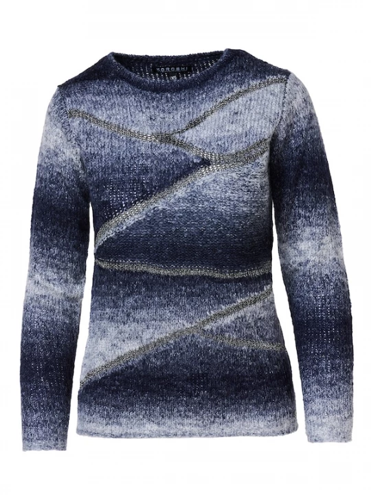 Foto van product KOROSHI Trui blauw / navy / pastelblauw