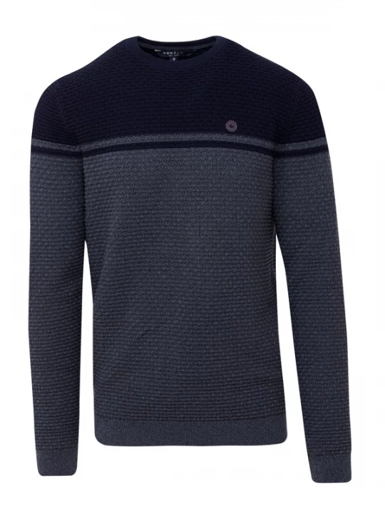 Foto van product KOROSHI Trui donkerblauw / grafiet