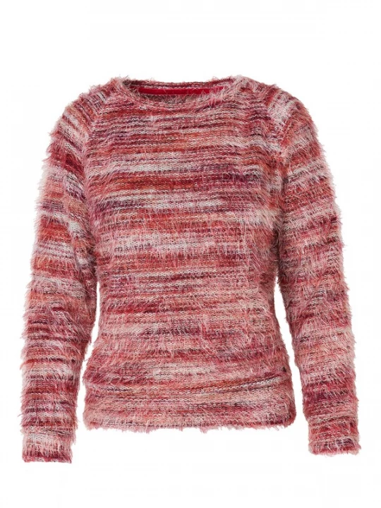 Foto van product KOROSHI Trui rood / wit