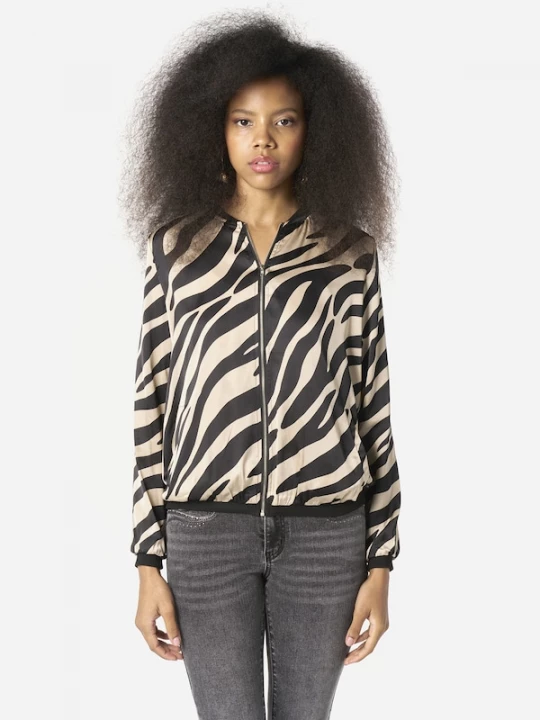 Foto van product KOROSHI Tussenjas beige / zwart