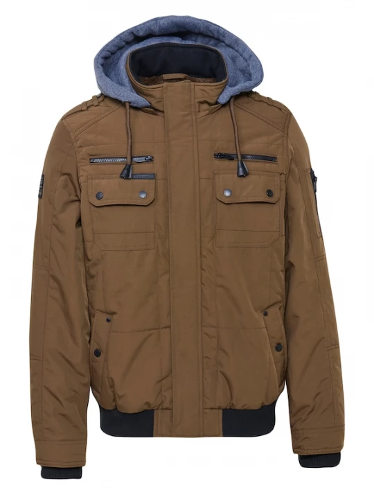 Foto van product KOROSHI Tussenjas blauw / bruin