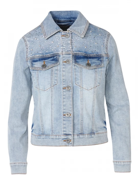 Foto van product KOROSHI Tussenjas blauw denim