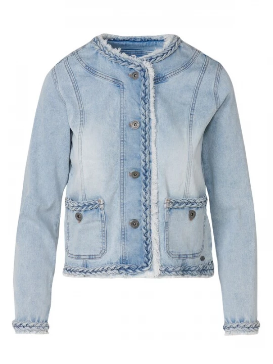 Foto van product KOROSHI Tussenjas blauw denim