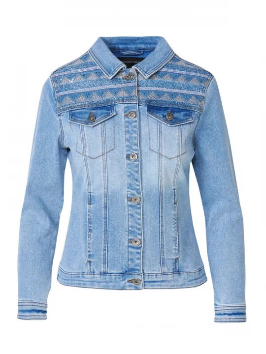 Foto van product KOROSHI Tussenjas blauw denim