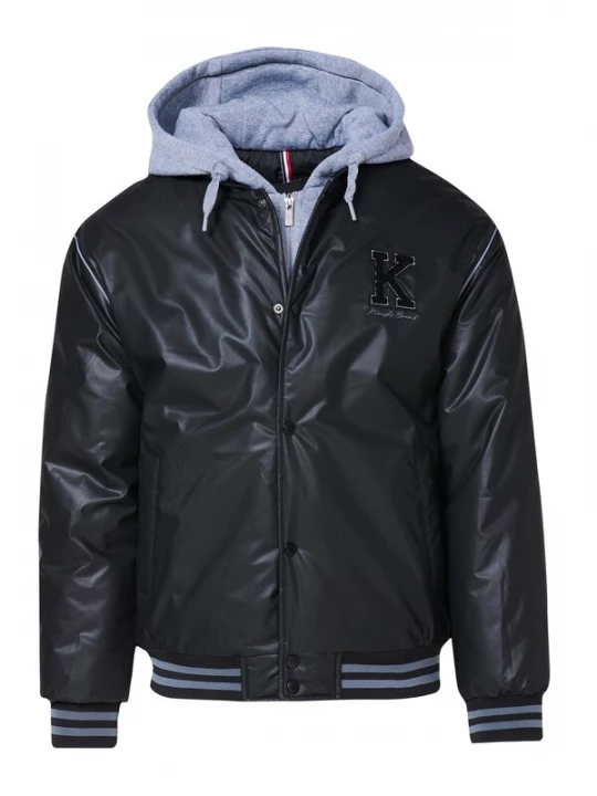 Foto van product KOROSHI Tussenjas duifblauw / zwart