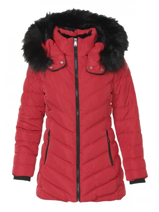Foto van product KOROSHI Tussenparka rood / zwart
