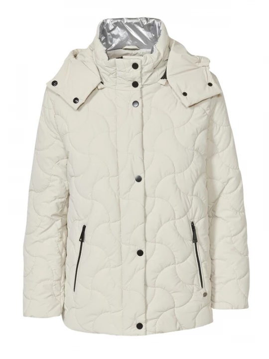 Foto van product KOROSHI Winterjas beige / ecru