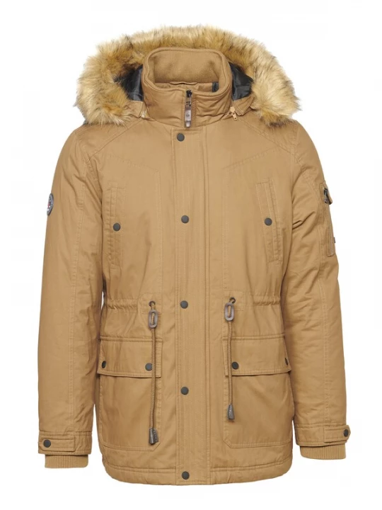 Foto van product KOROSHI Winterjas beige / kaki