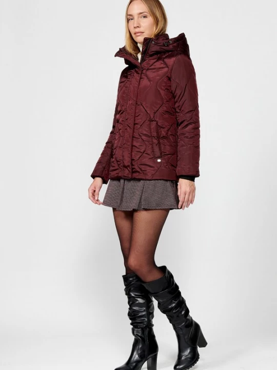 Foto van product KOROSHI Winterjas bordeaux