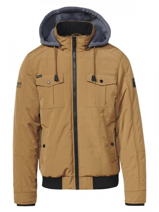Foto van product KOROSHI Winterjas bruin / grijs