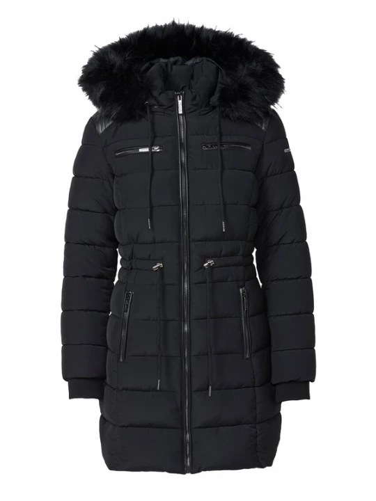 Foto van product KOROSHI Winterjas zwart