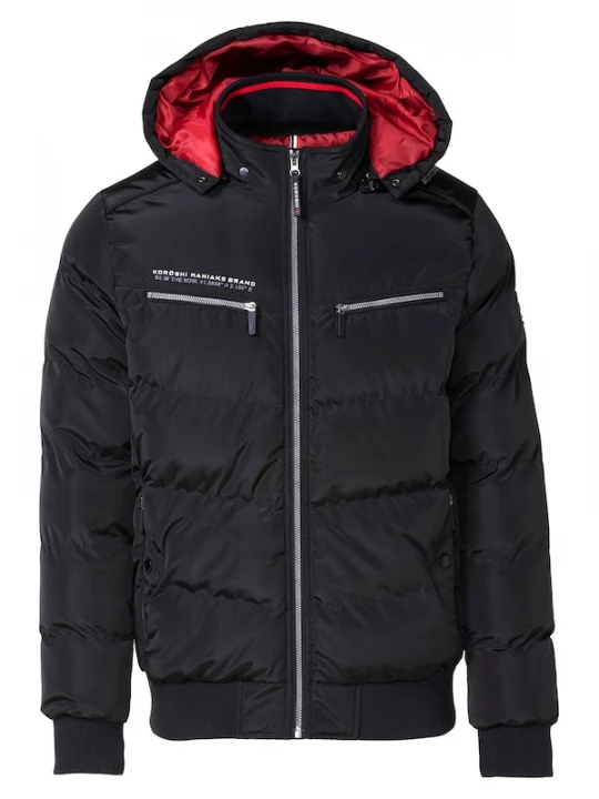 Foto van product KOROSHI Winterjas zwart