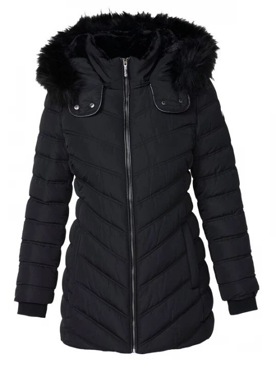 Foto van product KOROSHI Winterjas zwart