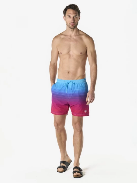 Foto van product KOROSHI Zwemshorts azuur / violetblauw / bessen
