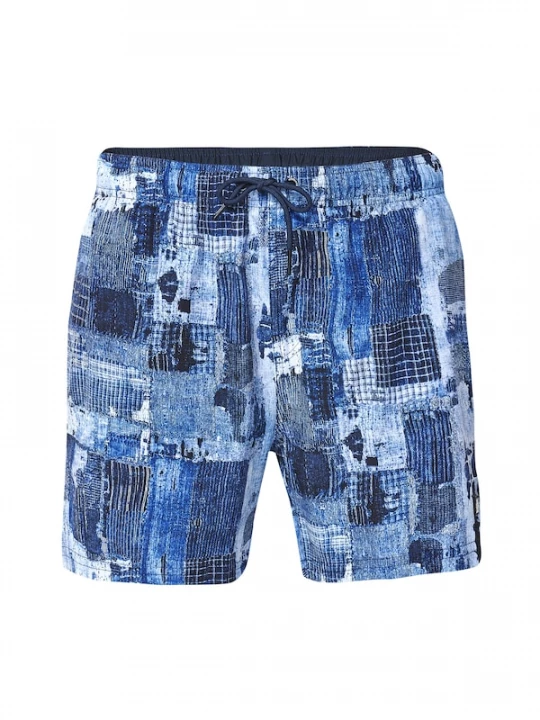Foto van product KOROSHI Zwemshorts blauw / marine / lichtblauw / wit