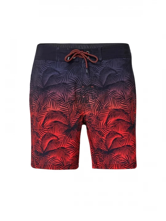 Foto van product KOROSHI Zwemshorts marine / navy / orchidee / rood