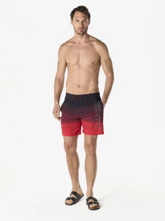 Foto van product KOROSHI Zwemshorts rood / zwart