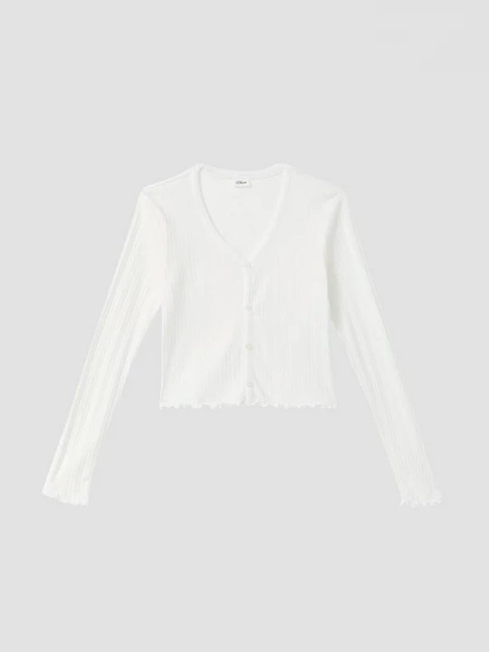 Foto van product Kort ajour vest met decoratieve knoopsluiting s.Oliver