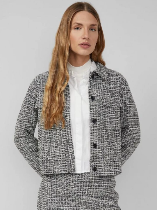 Foto van product Kort boucléjasje van sweat s.Oliver