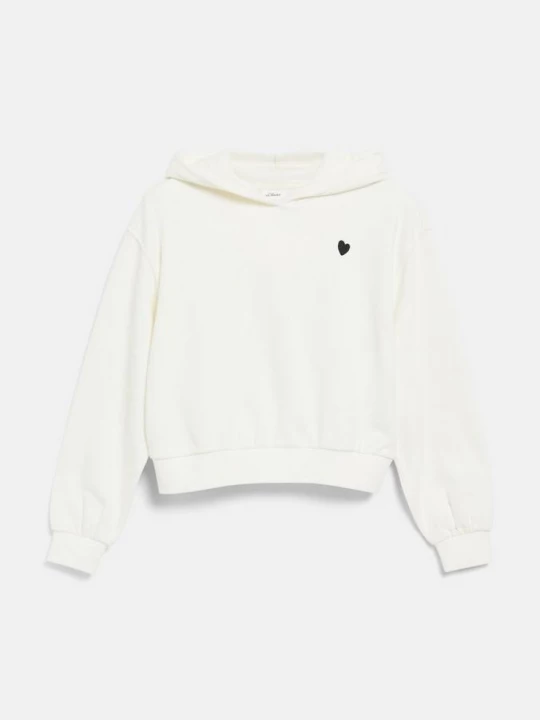 Foto van product Kort oversized sweatshirt met capuchon en print op de rug s.Oliver