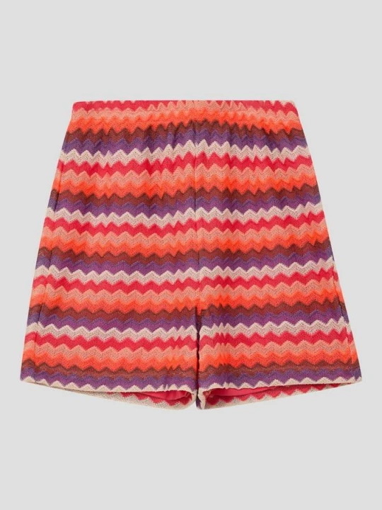 Foto van product Korte broek met wijde pijpen, structuur en jersey voering s.Oliver