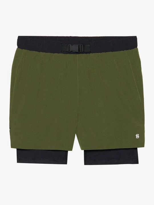 Foto van product Korte broeken Pier One Sport By Zalando olijfgroen