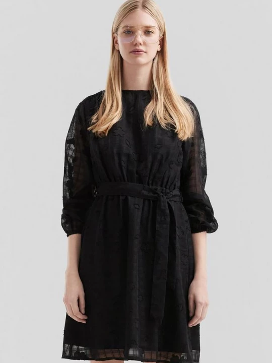 Foto van product Korte chiffon jurk QS zwart