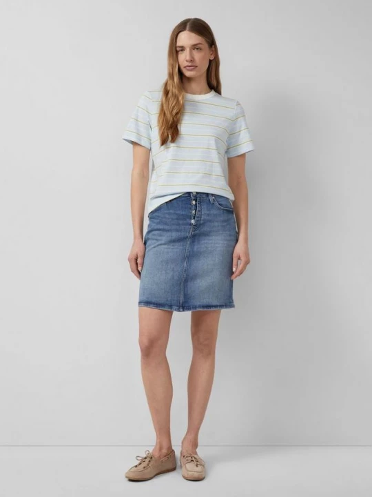Foto van product Korte denim rok met knoopdetail s.Oliver blauw