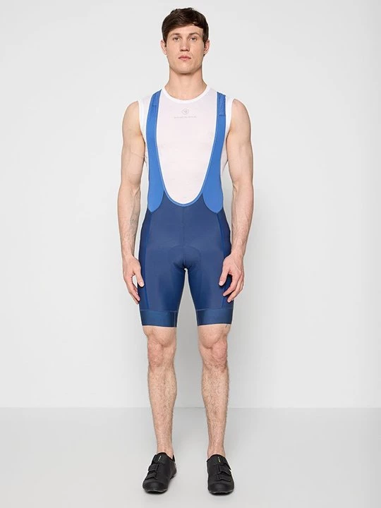 Foto van product Korte fietsbroek met bandjes Craft blauw
