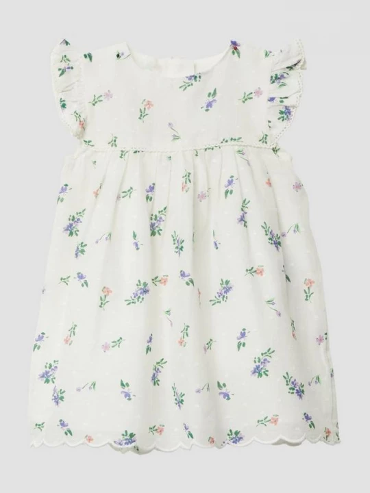 Foto van product Korte jurk met all-over print en decoratieve randen s.Oliver
