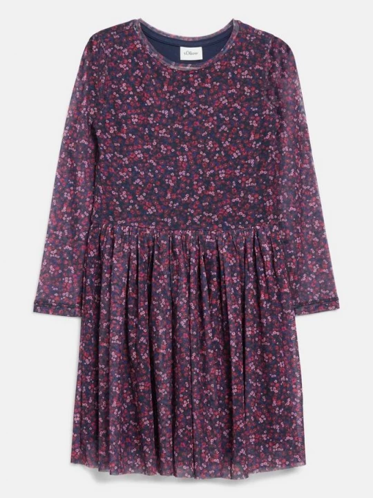 Foto van product Korte mesh-jurk met all-over-print s.Oliver