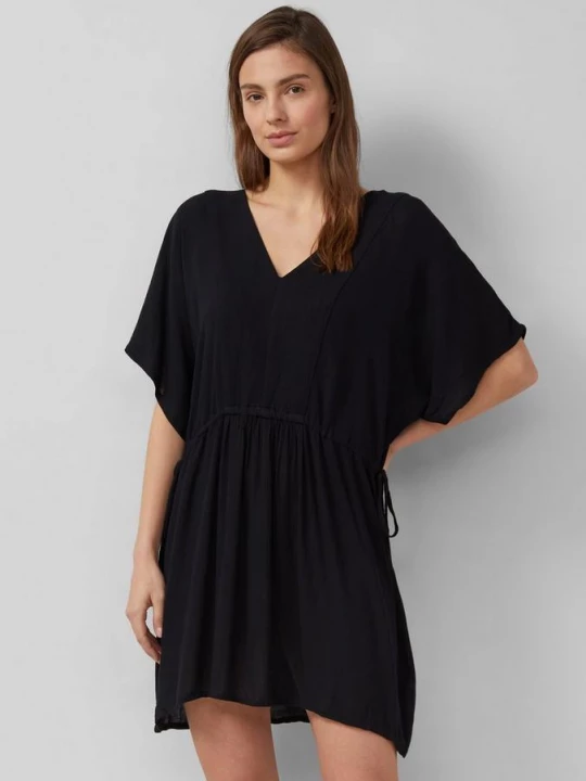 Foto van product Korte strandjurk van luchtige viscose s.Oliver zwart
