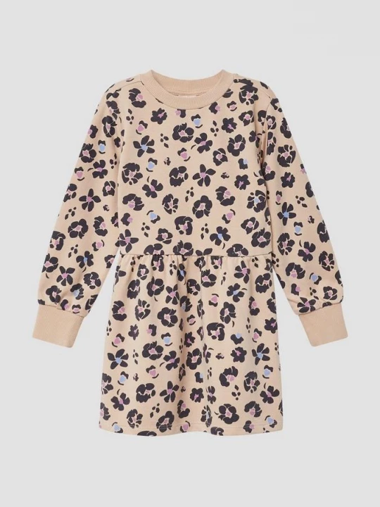 Foto van product Korte sweatjurk van katoenmix met all-over print s.Oliver