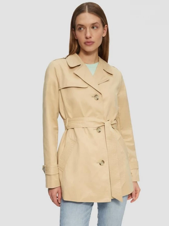 Foto van product Korte trenchcoat met riem s.Oliver beżowy