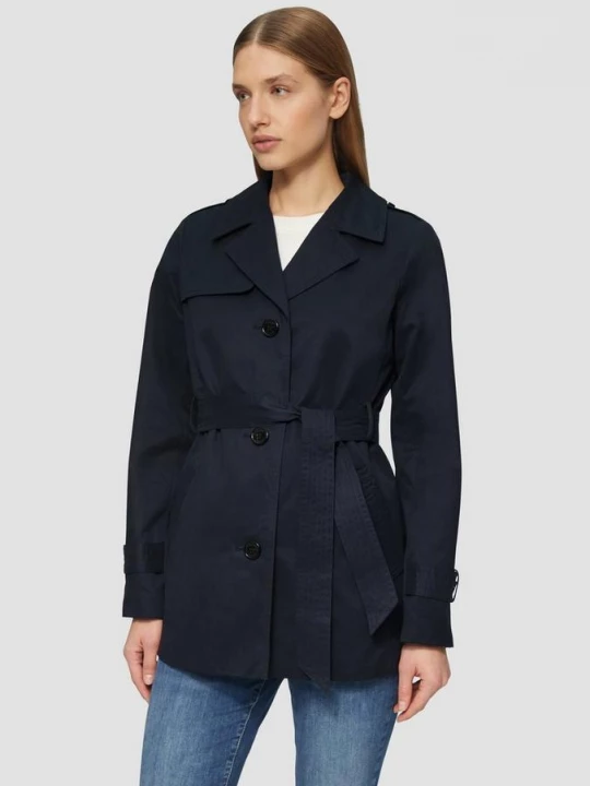 Foto van product Korte trenchcoat met riem s.Oliver blauw