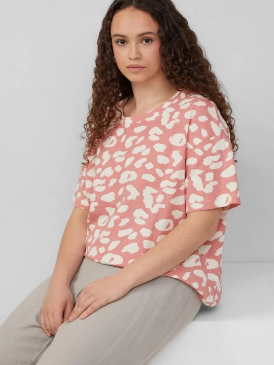 Foto van product Korter T-shirt met print all-over QS