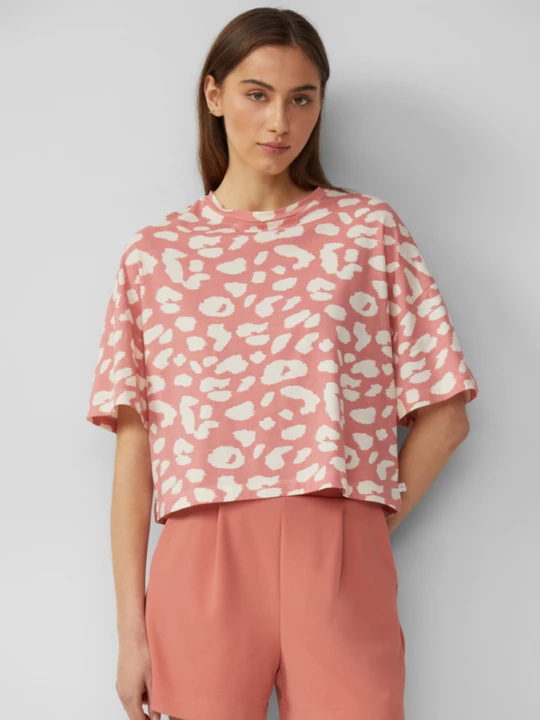 Foto van product Korter T-shirt met print all-over QS